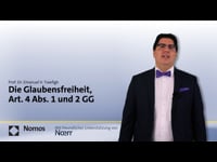 22 - Die Glaubensfreiheit, Art. 4 Abs. 1 und 2 GG