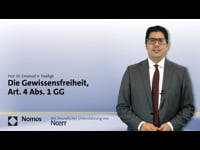 25 - Die Gewissensfreiheit, Art. 4 Abs. 1 GG