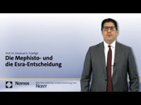 27 - Die Mephisto- und die Esra-Entscheidung