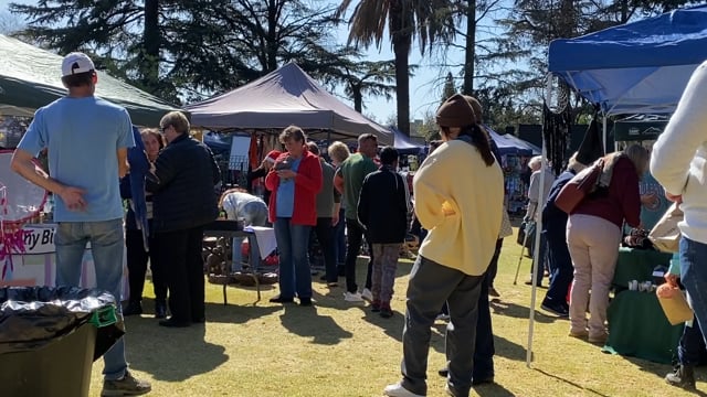 People at a market