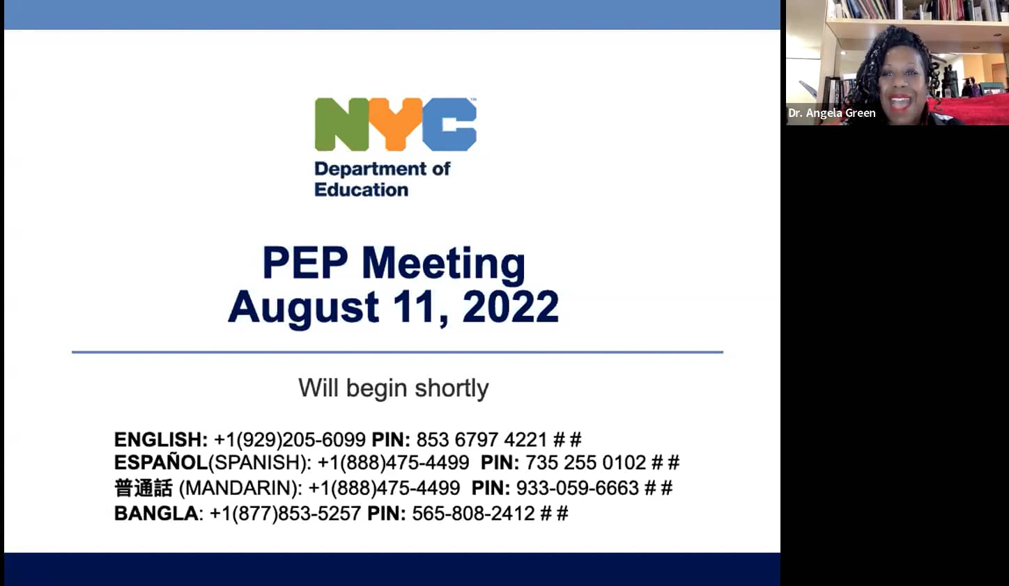 nycdoe-pep-meeting-aug-11-2022-on-vimeo