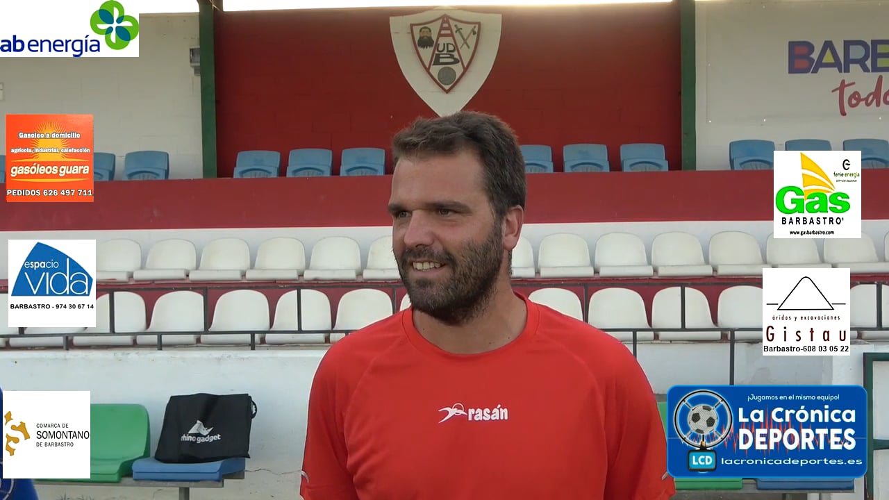 JOSEMI (Entrenador Barbastro B) "Hay que hacer un equipo nuevo y con jugadores muy jovenes, para afrontar la temporada en 2ª regional"