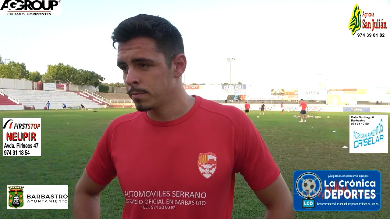 IKER JORDAN (Jugador Barbastro B) "Con toda la ilusión de trabajar en este nuevo proyecto"