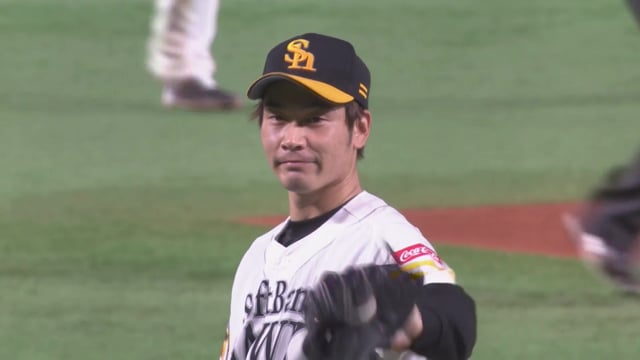 【6回表】粘りの投球!! ホークス・武田翔太 6回途中3安打1失点と勝ち投手の権利を持ちマウンドを降りる!! 2022年8月13日 福岡ソフトバンクホークス 対 オリックス・バファローズ
