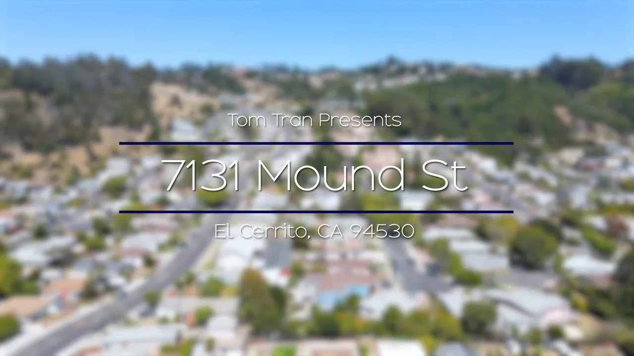 7131 Mound St, El Cerrito, CA 94530 on Vimeo