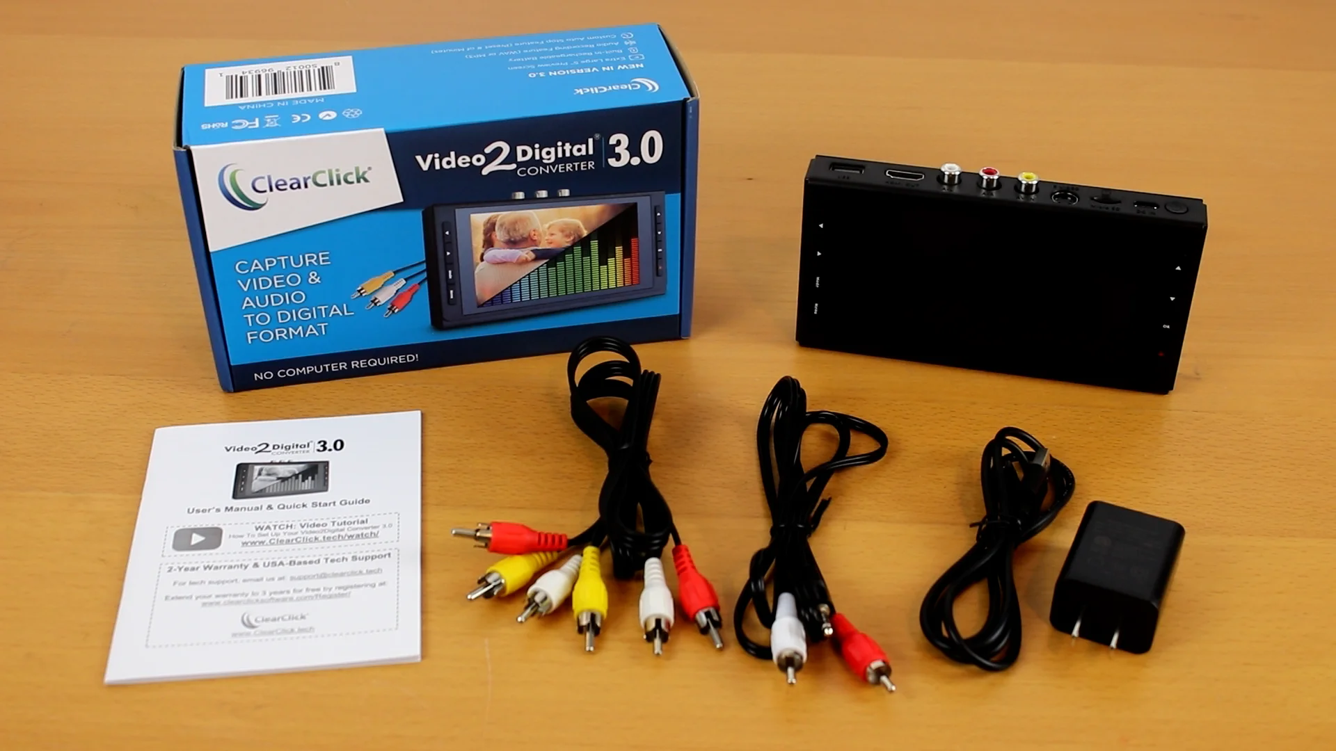 ClearClick Video to Digital Converter 3.0 Third Generation USB Capture  Device