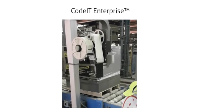 T63 pallet labeling at Leca