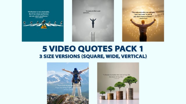 Video Quotes Pack 1