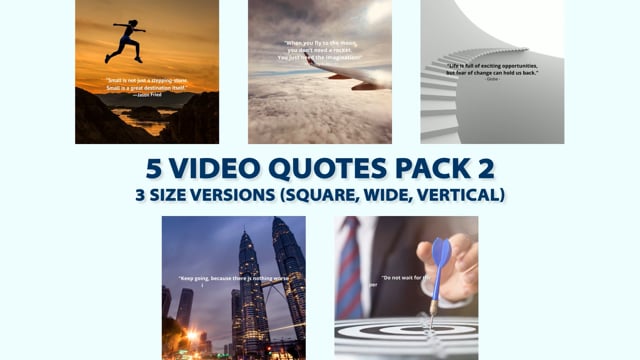 Video Quotes Pack 2