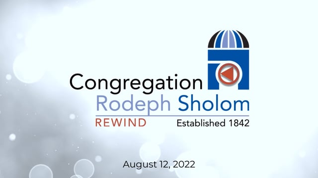 Torah Study • 8/13/2022