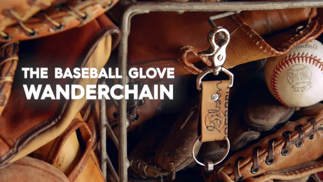 Fielder's Choice Goods (FC Goods) Baseball Glove Leather Keychain - FC Goods - The Classics Loop Keychain
