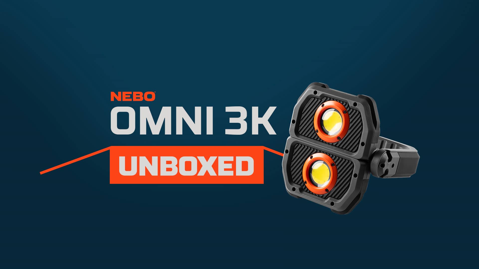 NEBO Unboxed OMNI 3K 3,000 Lumen OmniDirectional USBC