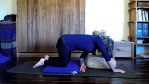 Gentle twist on hands & knees ("Thread the Needle")