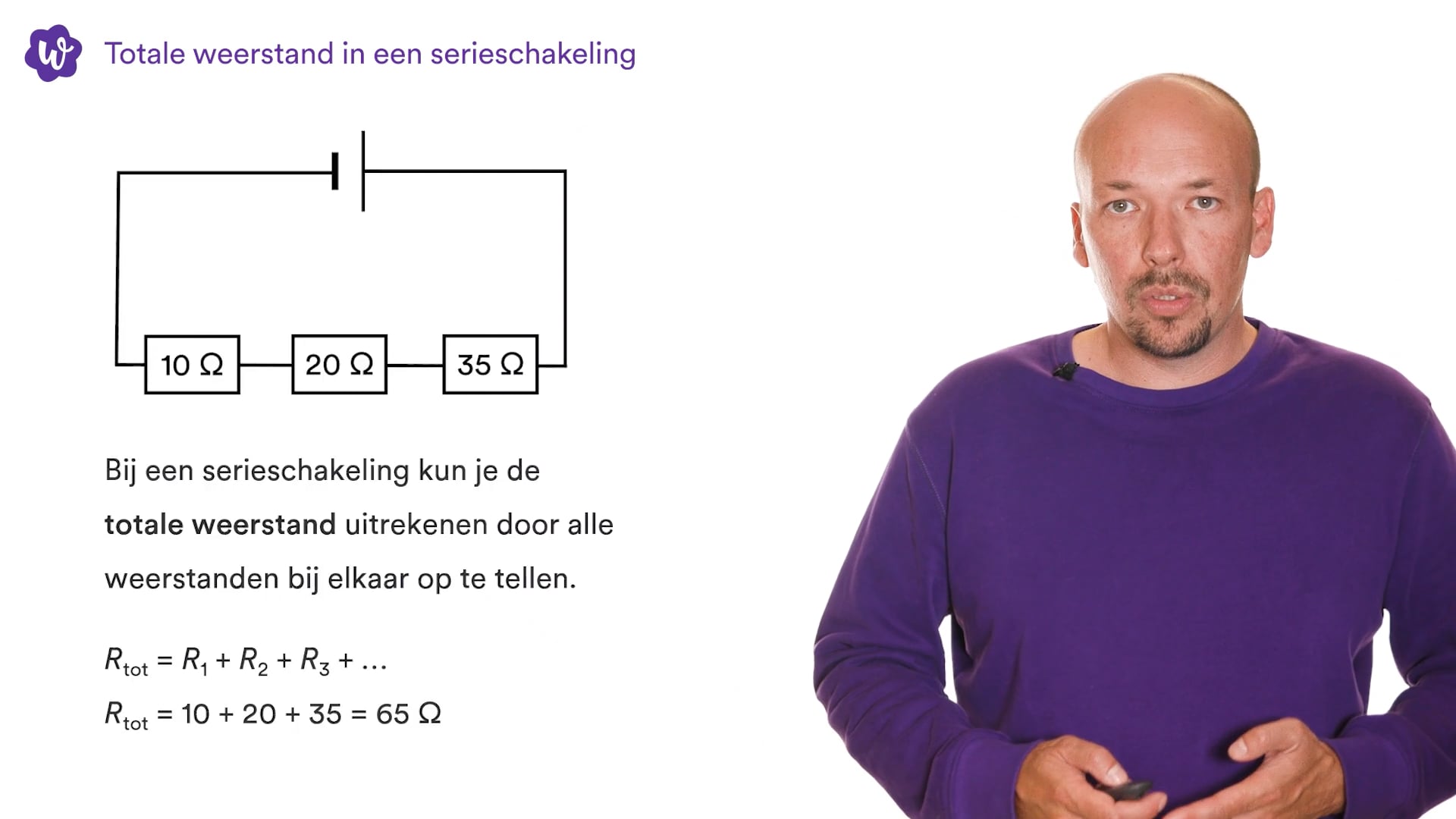 Totale Weerstand In Een Serieschakeling | WRTS