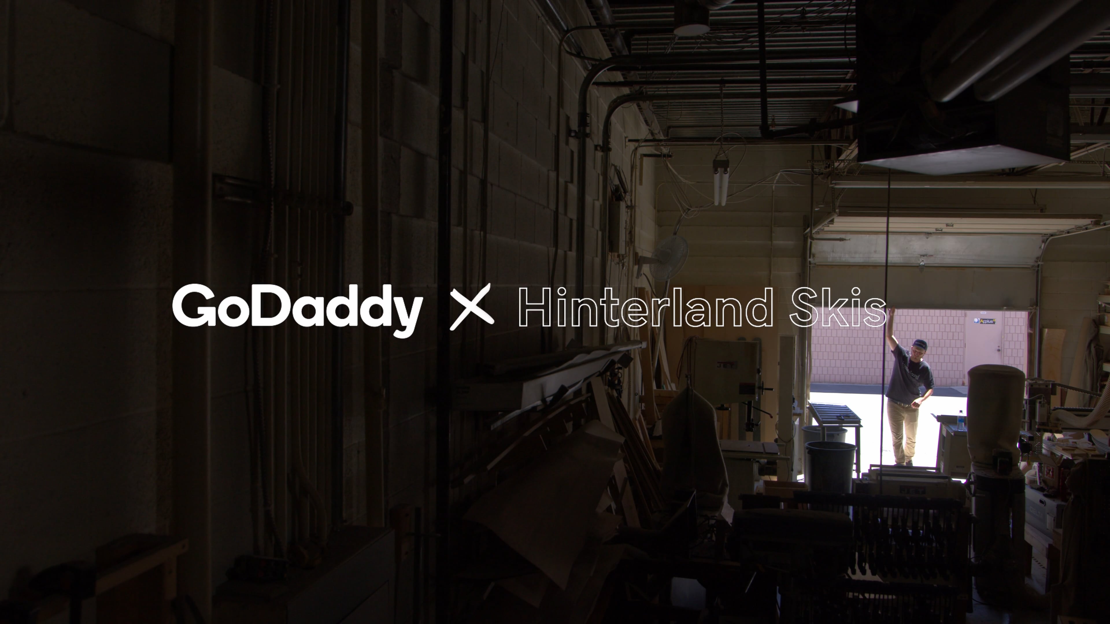 GoDaddy x Hinterland Skis