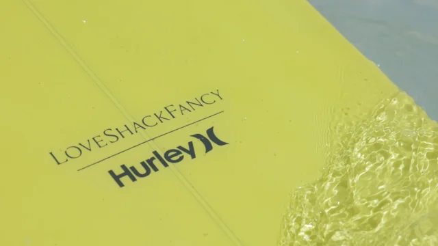 PINK DAYDREAM - LoveShackFancy x Hurley - 5 Ft. 10 In. Surfboard