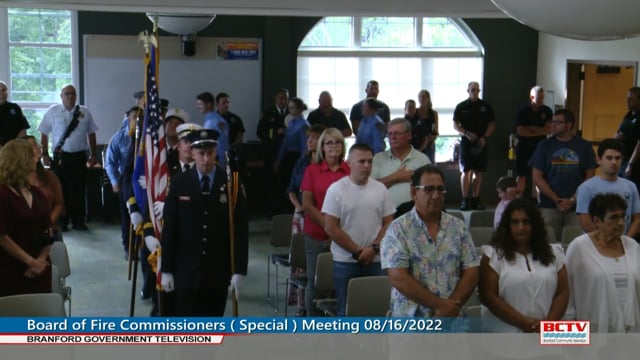 Board of Fire Commissioners - 8/16/2022