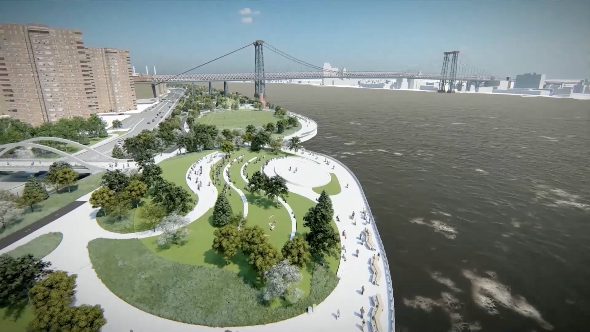 East Side Coastal Resiliency - Flythrough On Vimeo