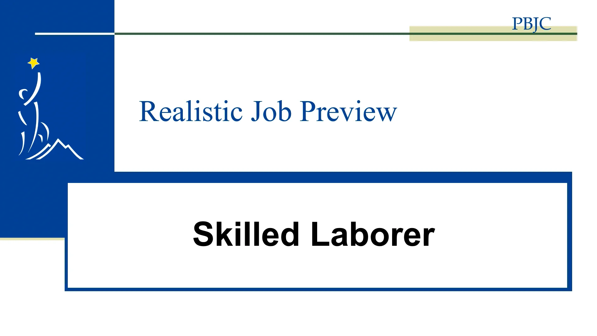 Realistic Job Preview Skilled Laborer - Oct 2022.mp4 on Vimeo