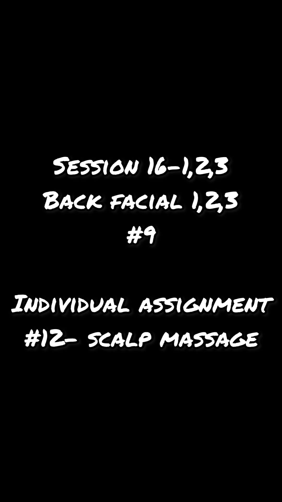 Back facial + individual + Facial on Vimeo
