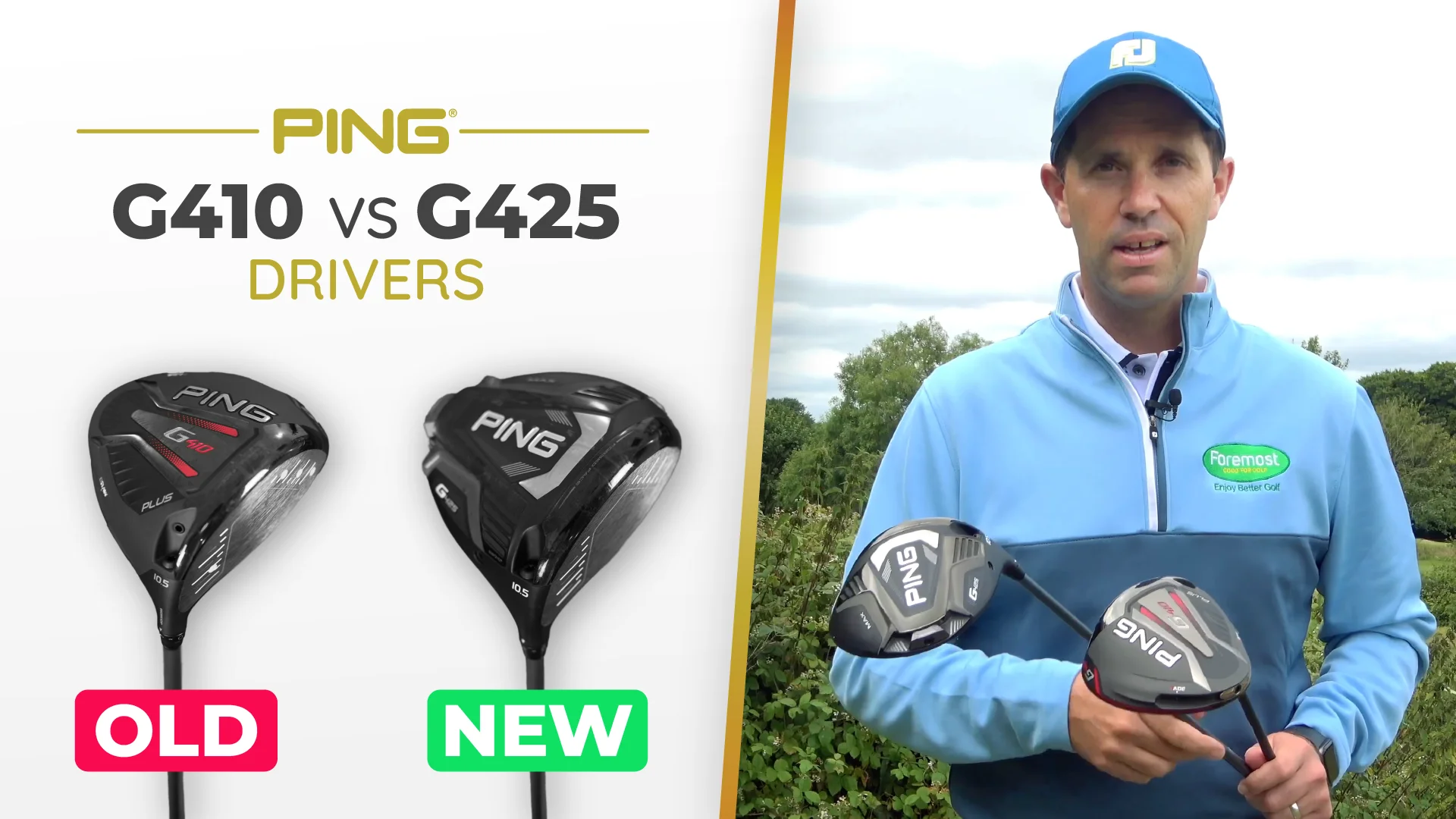 Head-to-Head | PING G410 vs G425 Drivers | Mark Tyler - PGA
