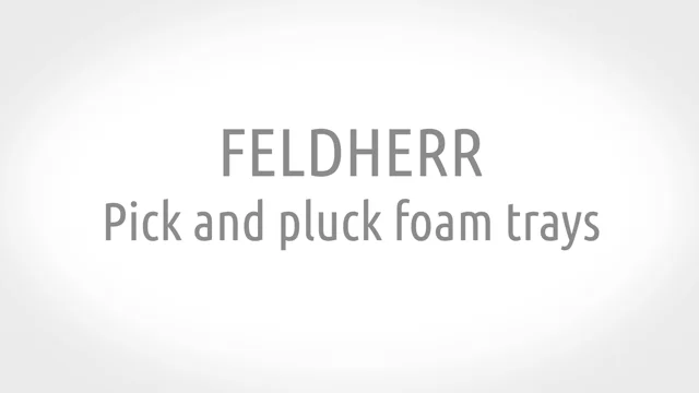 Buy Feldherr Storage Box LBBG075 with 60 mm Pick and Pluck foam from  Feldherr