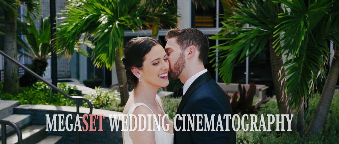 Bride and groom laughing