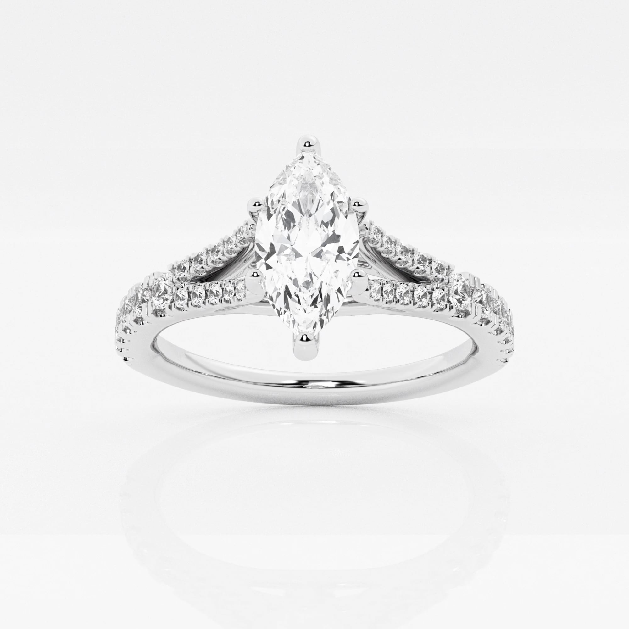 product video for 1 ctw Marquise Lab Grown Diamond Split Shank Engagement Ring