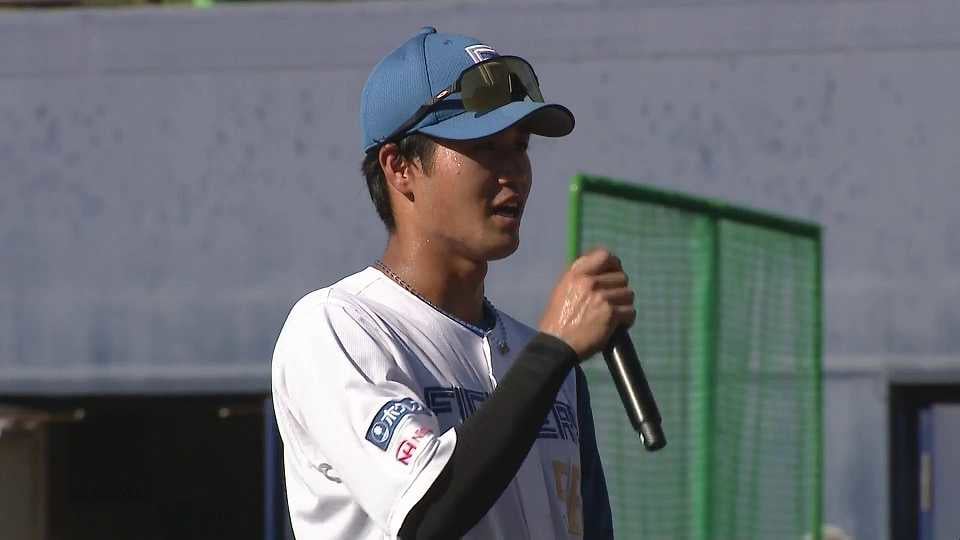 【ファーム】8月18日 ファイターズ・細川凌平選手 ヒーローインタビュー 8月18日 北海道日本ハムファイターズ 対 東京ヤクルトスワローズ