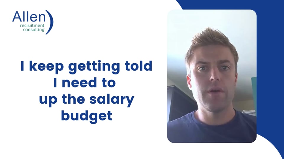 Our clients kept getting told they needed to up their salary budget