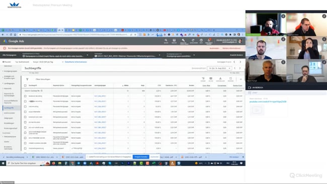 Premium Meeting mit Malte 18.08.22