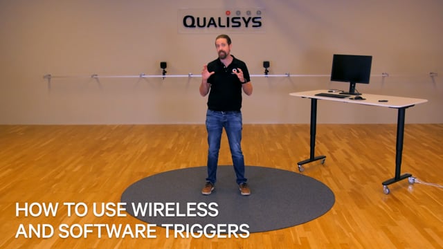 How to use wireless and software triggers | Qualisys