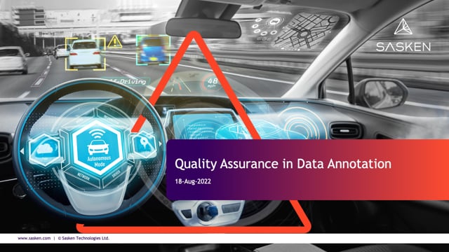 Quality assurance in data annotation as a service