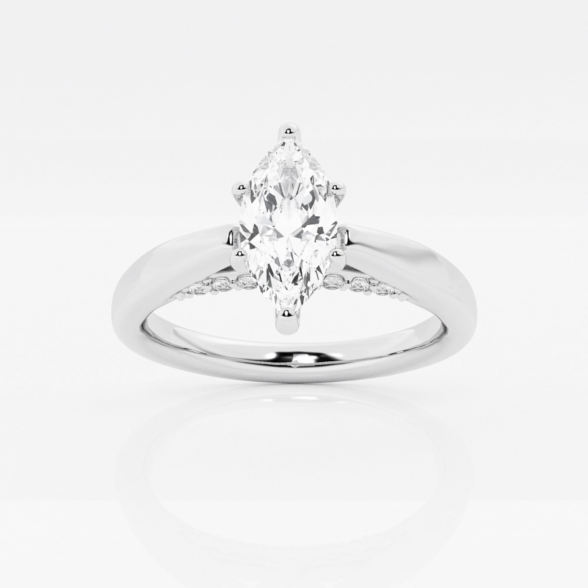 product video for 1 1/8 ctw Marquise Lab Grown Diamond Arch Engagement Ring