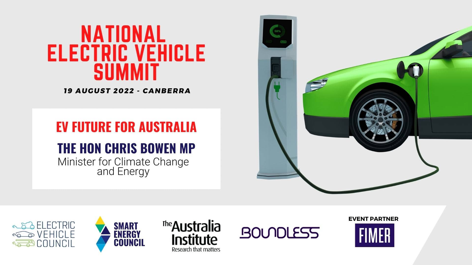 Hon Chris Bowen MP National Electric Vehicle Summit 2022 on Vimeo