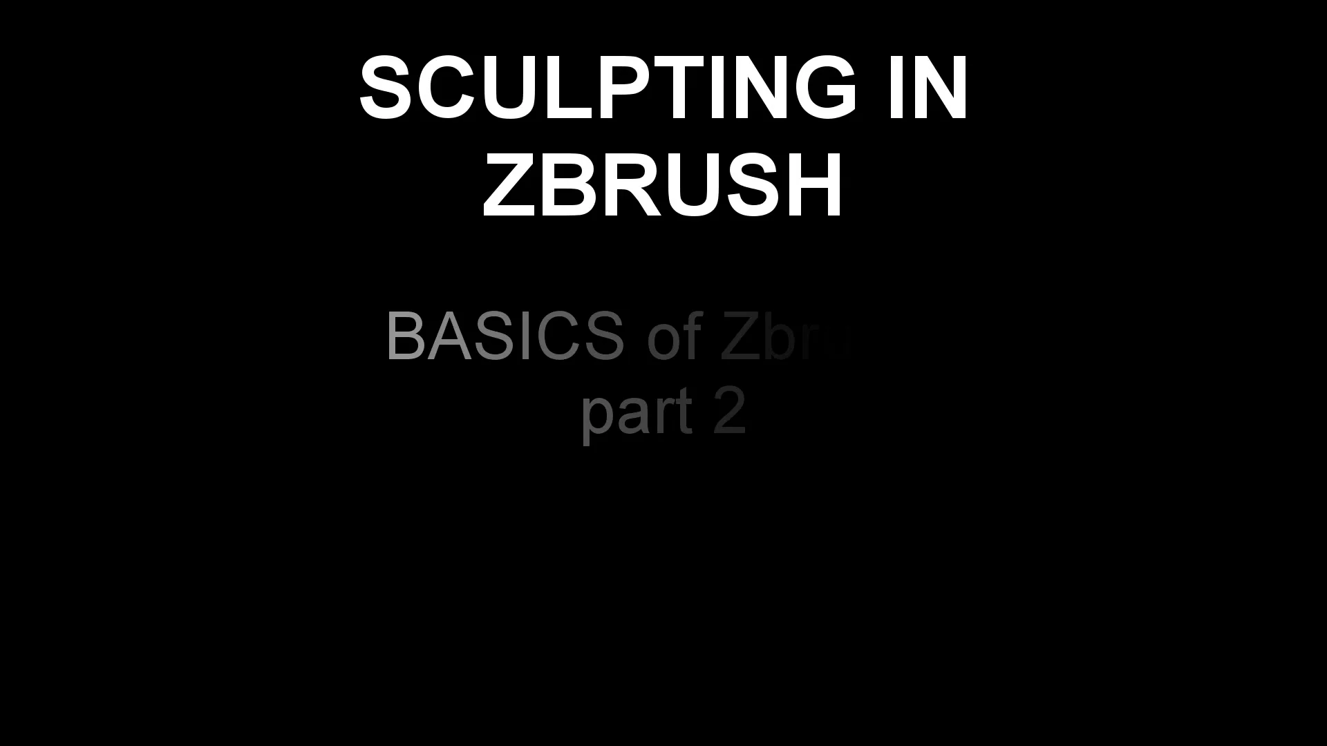 Basics of Zbrush 02 Perspective,Floor, rotate y axes, how to navigate