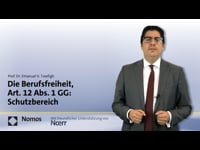 37 - Die Berufsfreiheit, Art. 12 Abs. 1 GG: Schutzbereich