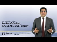 38 - Die Berufsfreiheit, Art. 12 Abs. 1 GG: Eingriff