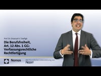 39 - Die Berufsfreiheit, Art. 12 Abs. 1 GG: Verfassungsrechtliche Rechtfertigung