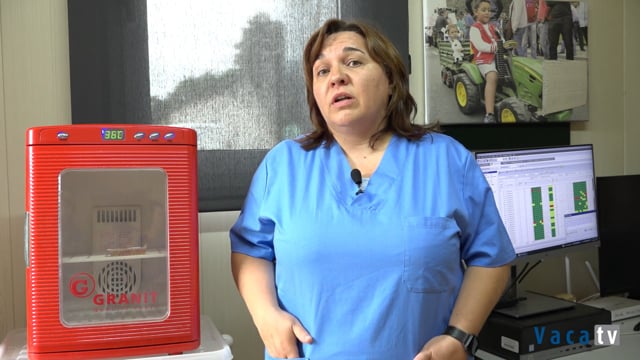 Mónica García Mon, técnica de calidad de leche