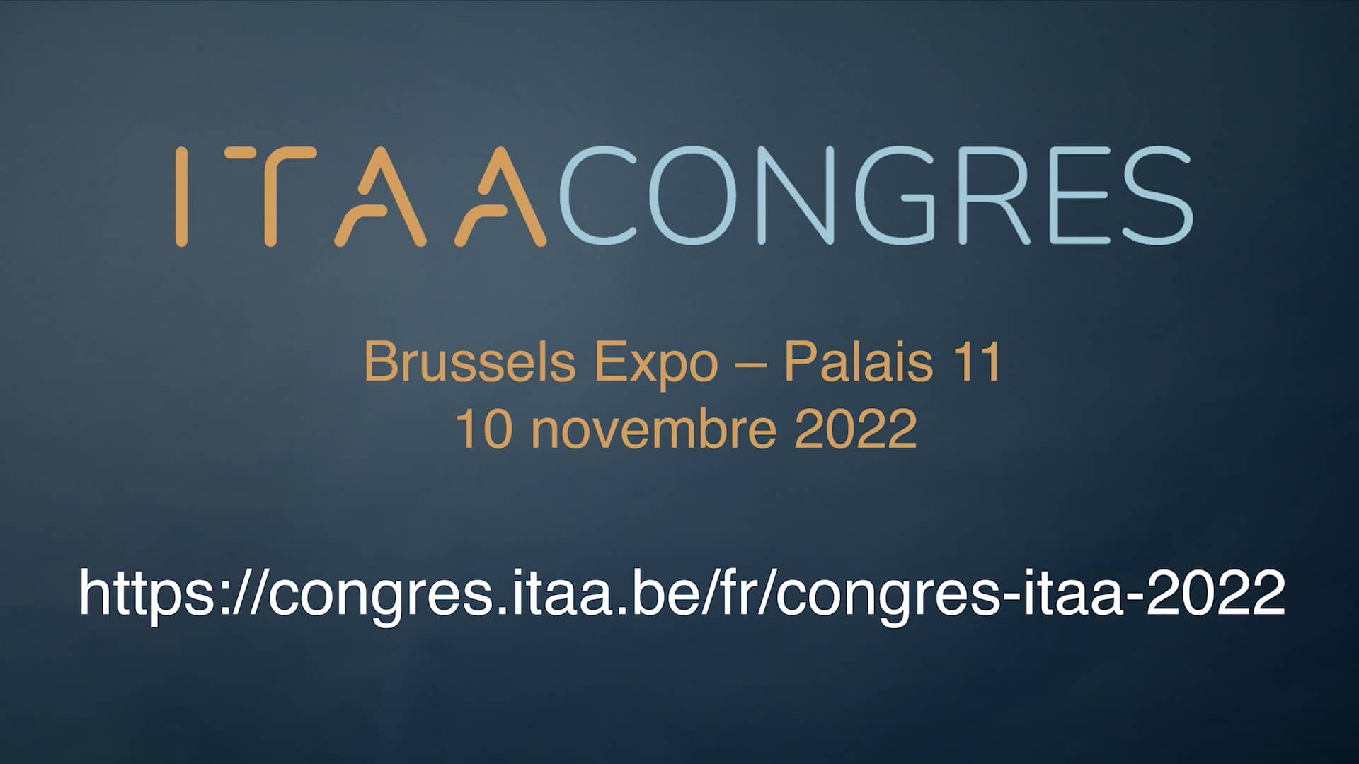 ITAA Congres 10/11/2022 on Vimeo