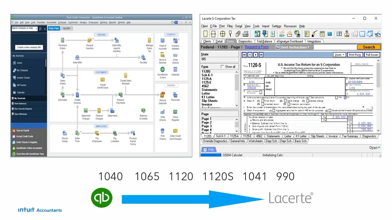 Intuit Lacerte Training - Intuit - Lacerte - Importing QuickBooks Data ...