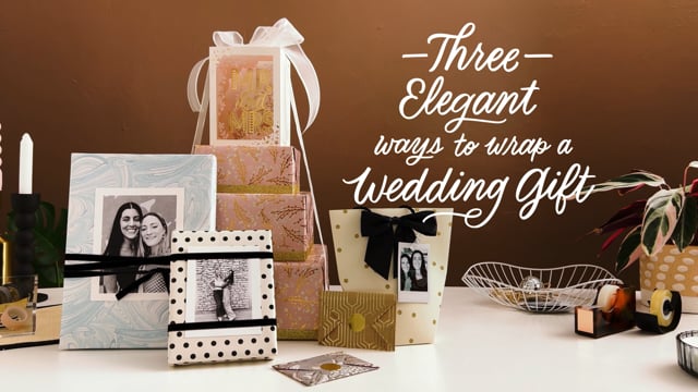Giftology Video: How to Wrap a Wedding Gift