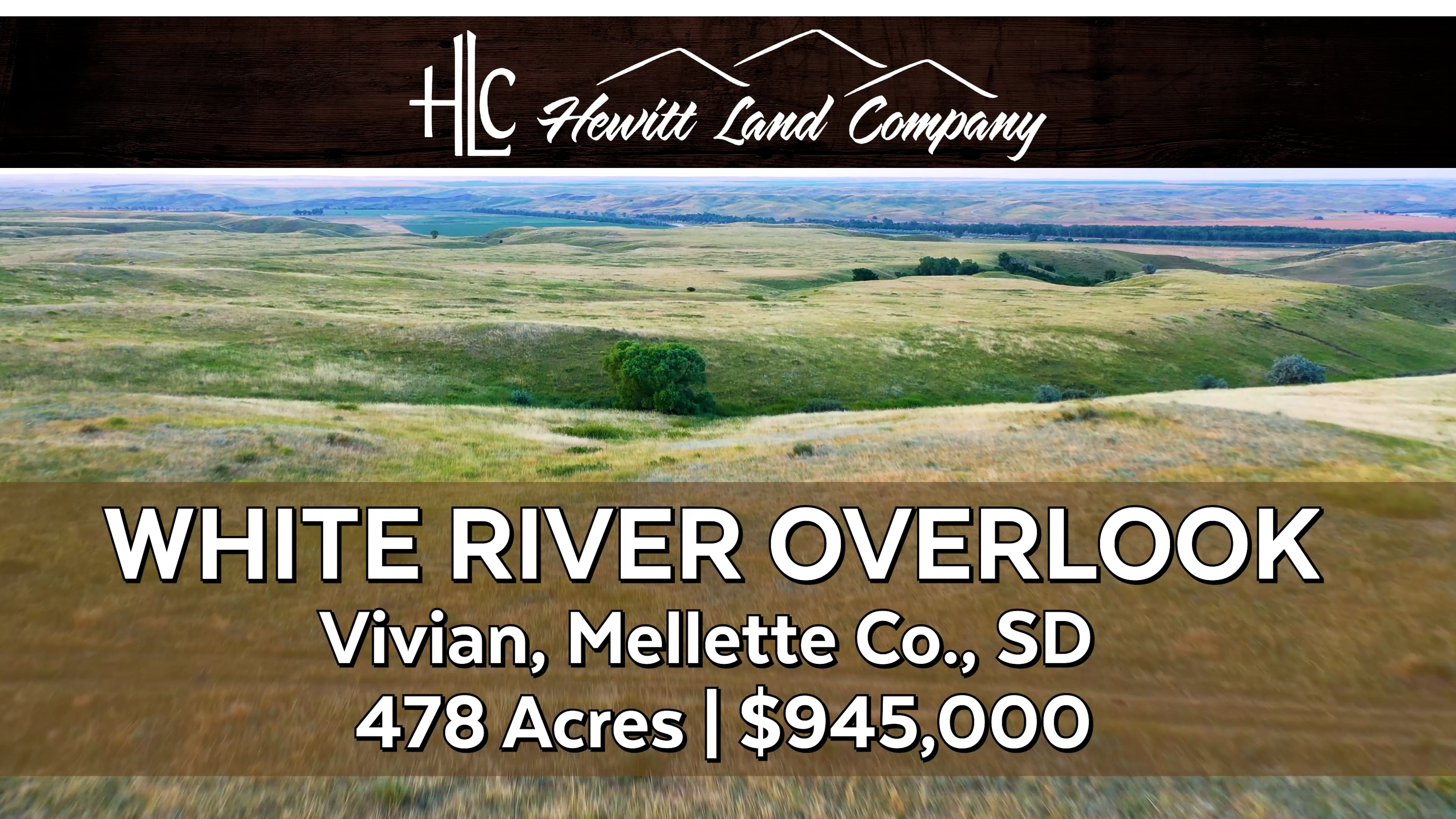 White River Overlook 478 Acres, Mellette Co., SD on Vimeo