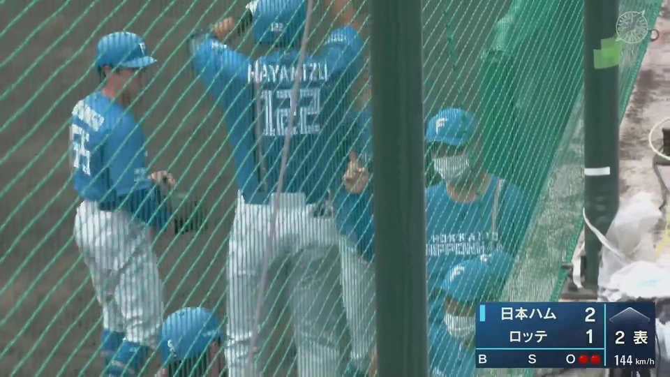 【ファーム】ファイターズ・速水隆成 左中間への豪快な3号2ランホームランですぐさま逆転!! 2022年8月20日  千葉ロッテマリーンズ 対 北海道日本ハムファイターズ