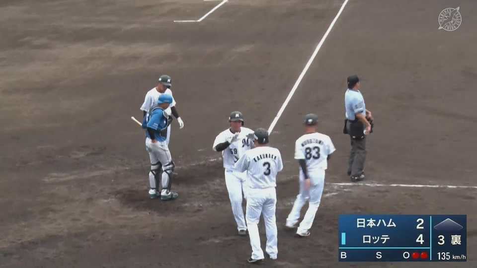 【ファーム】マリーンズ・西川僚祐 2試合連続弾となる7号2ランで勝ち越しに成功!! 2022年8月20日  千葉ロッテマリーンズ 対 北海道日本ハムファイターズ