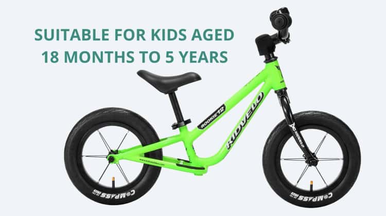 Rookie 12 Balance Bike Lightest Balance Bike with Air Tyres