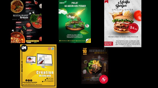 créer votre affiche ou flyer de haute qualité