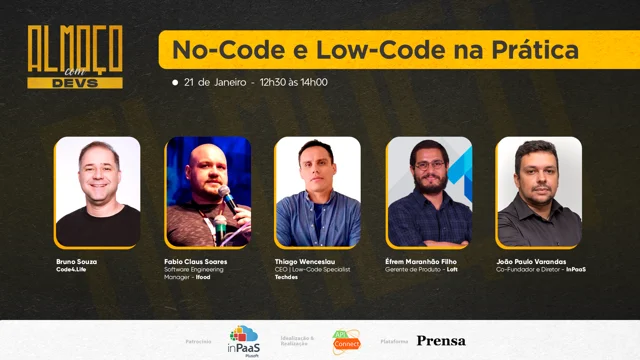 Programadores LowCode Brasil  Olá, bom dia galera, fiz a