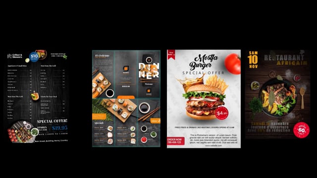 créer votre carte menu restaurant